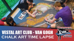 Read more about the article Video: Vestal High School Vincent van Gogh Chalk Art Mural
