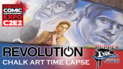 Read more about the article Video: C2E2 ‘Revolution’ Chalk Art Time Lapse for NBC