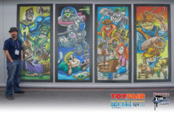 Read more about the article Toy Fair 2014 Chalk Art Photos