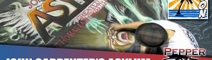 Video: ASYLUM Chalk Art from the Long Beach Comic Con