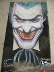 Read more about the article Alex Ross Chalk Art Joker