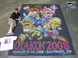 Read more about the article Otakon 2008 Chalk Art