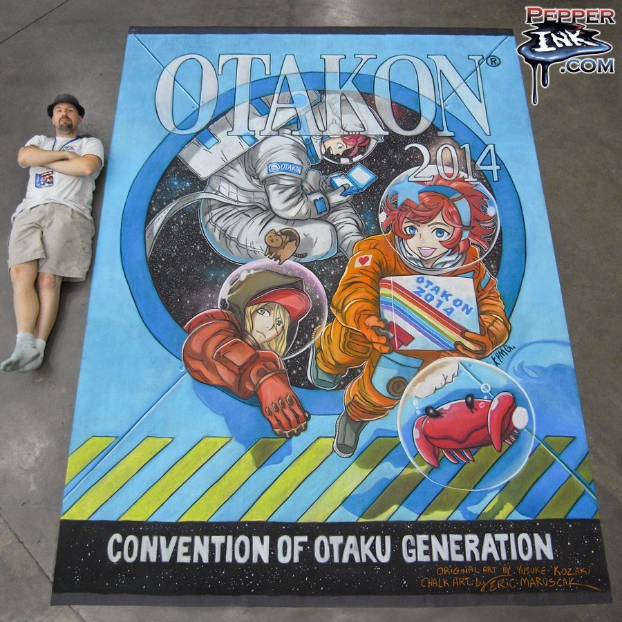 You are currently viewing Otakon 2014 Chalk Art Photos
