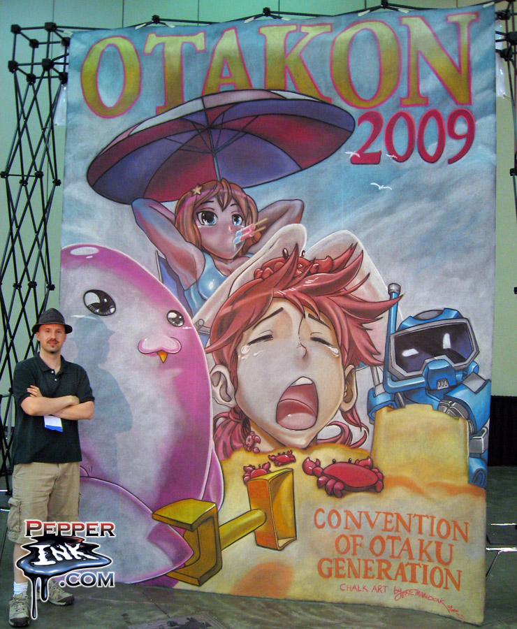 You are currently viewing Otakon 2009 Chalk Art Mural
