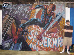 Read more about the article Spiderman Chalk Art at Wizard World Philadelphia 2009