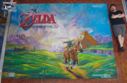 Read more about the article Photos from San Diego Comic Con – The Legend of Zelda: Ocarina of Time Chalk Art