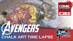 Read more about the article Video: C2E2 Chalk Mural, complete Time Lapse