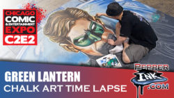 Read more about the article Video: C2E2 Green Lantern Chalk Art Time Lapse