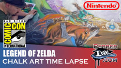 Read more about the article Video: The Legend of Zelda – Ocarina of Time Chalk Mural Time Lapse
