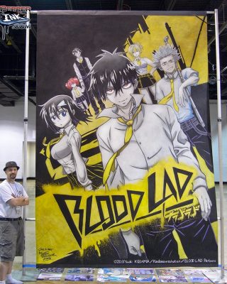 Chalk Art Blood Lad at Anime Central