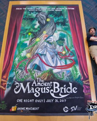 Chalk Art The Ancient Magus Bride for Crunchyroll at Anime Expo