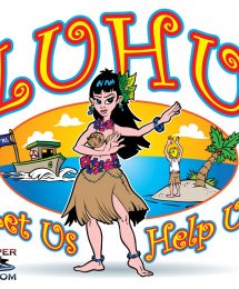 Hawaiian Comic Illustration