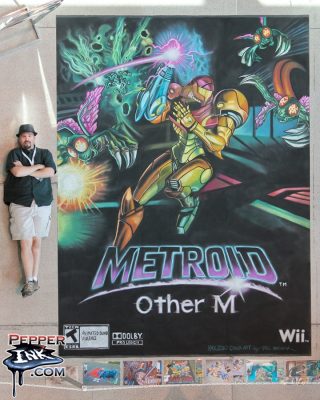 Chalk Art Metroid Other M for Nintendo at Penny Arcade Expo