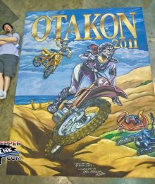Chalk Art Anime Motocross at Otakon 2011