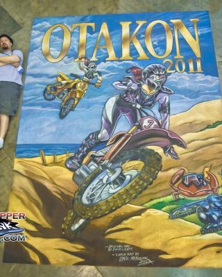 Chalk Art Anime Motocross at Otakon 2011