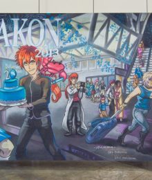 Chalk Art Anime Celebration in Baltimore for Otakon 2013