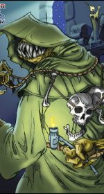 Skull Reaper creature illustration